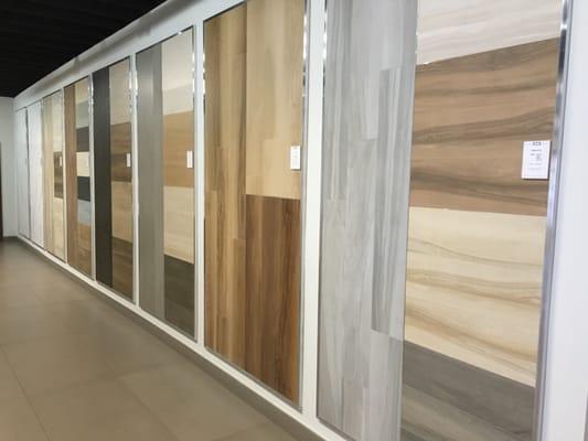 Widest collection of porcelain wood planks.