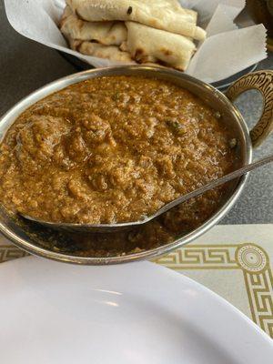 Karaikudi Varutha Curry Butter Naan