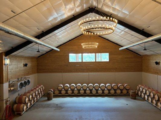 One of the barrel rooms