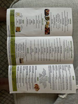 Inside of Menu