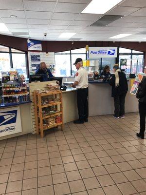 Great post office can be busy