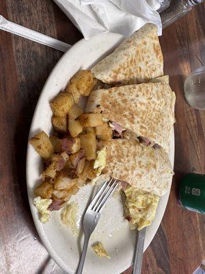 Breakfast quesadillas