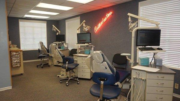 Open bay treatment area.