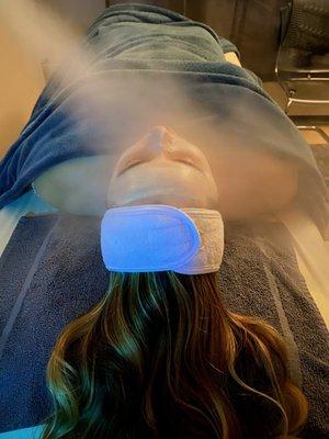 Relax with a custom facial