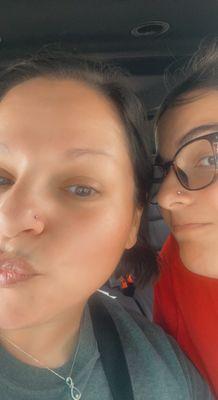 My daughter and I got our nose done!