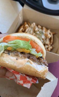 Veg'N Out Burger & Animals Are Friends Fries