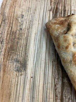 Moldy plate? Of beef empanadas