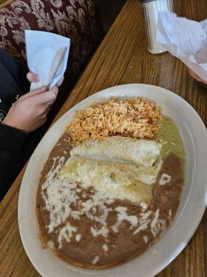 Chicken enchiladas