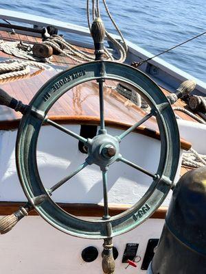 Originally the Appledore III out of Maine, rechristened the Edith M Becker. Beautiful tall ship.