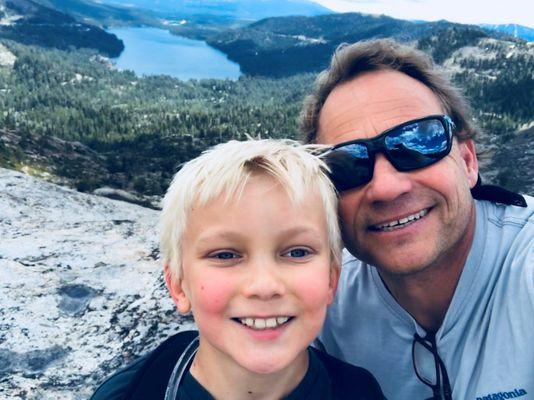 Snowshed hike above Donner Lake