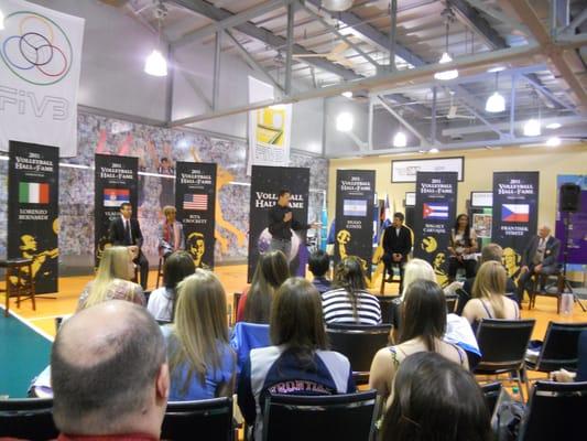 2011 Hall of Famers in a roundtable discussion during Induction Weekend at the Hall of Fame.