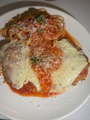 Spaghetti and veal parm