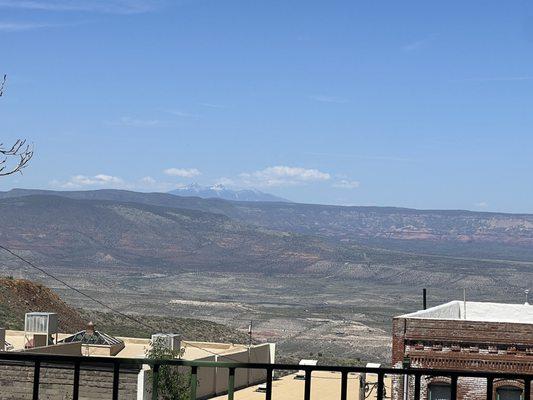 Beautiful view of the valley from their outdoor patio!