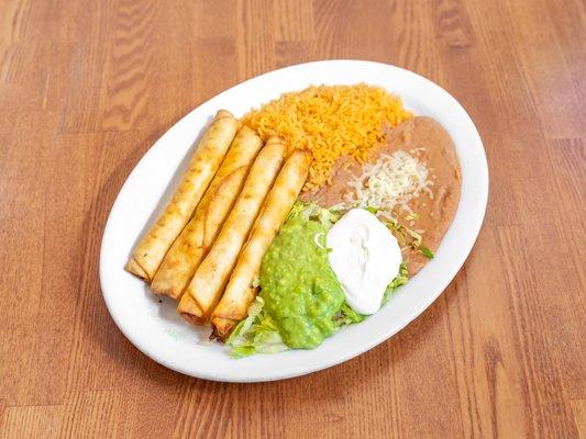 4 Flautas Plate