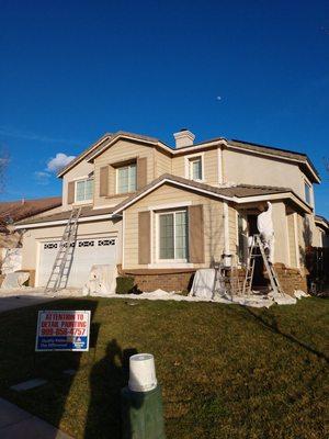 Exterior trim repaint