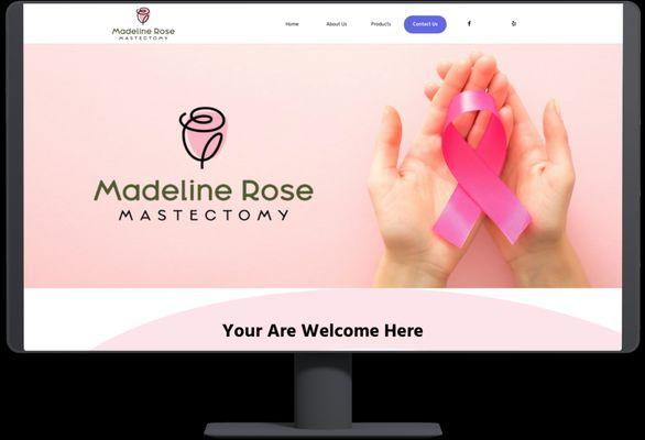 Landing Page for Madeline Rose Mastectomy's Google Campaign