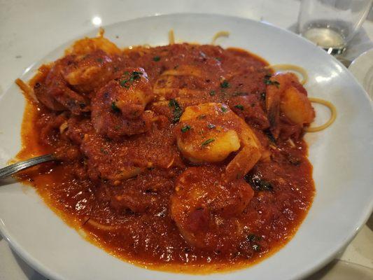 Shrimp fra diavolo