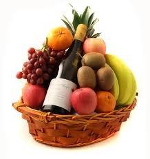 FRUIT AND WINE BASKET