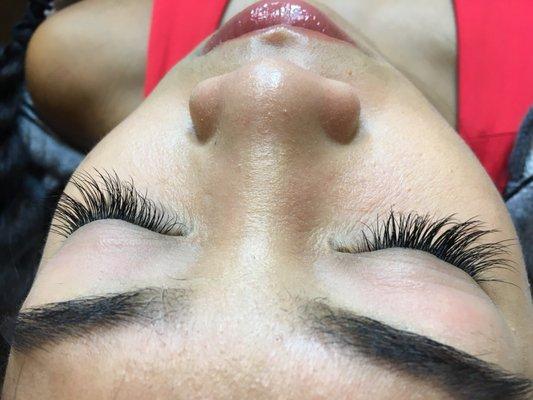 Classic eyelash extension by east valley eyebrow threading & waxing salon