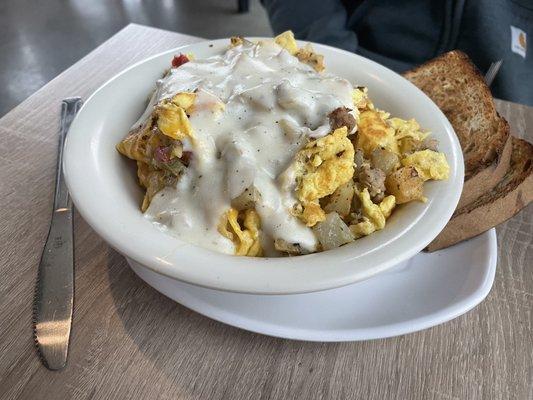 Bulldog Bowl with sausage