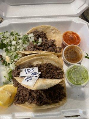 carne asada tacos