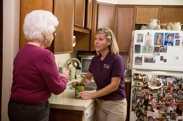 CAREGivers can make nutritious and deliscious meals and ensure your loved one is eating well