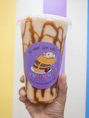 Horchata + caramel drizzle