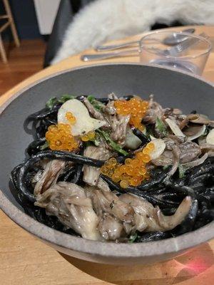 Squid ink pasta