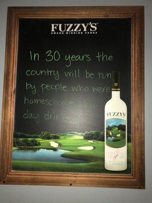 "In 30 years the country will be run by people who were homeschooled by day drinkers"  #truth