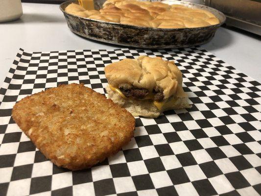 Sausage cheese biscuit