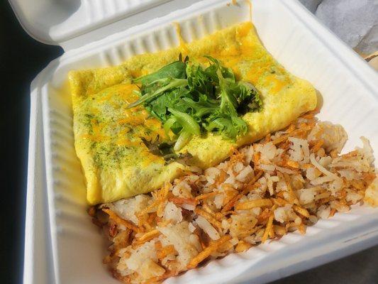 Garden omelette