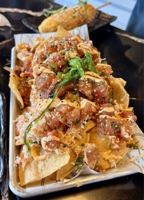 Happy Hour Poke Nachos