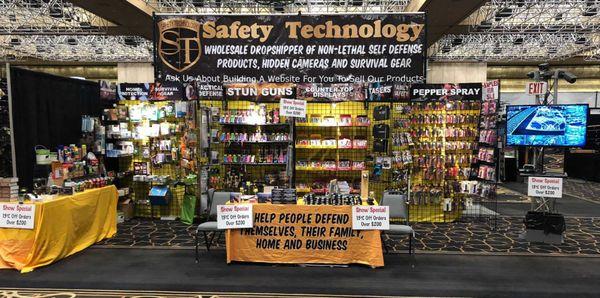 Safety Technology at Army Navy Surplus Tradeshow