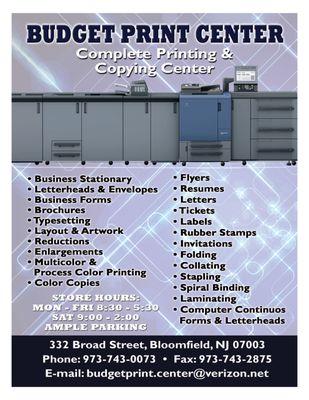 Budget Print Center