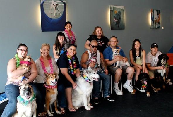 Dog Sense-- the only dog training business that throws graduation parties!