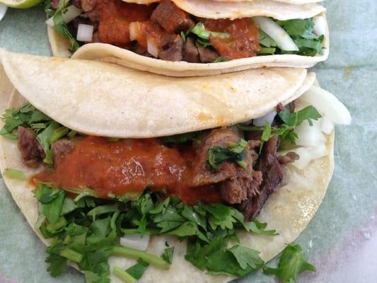 beef tongue tacos