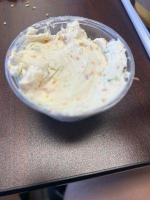 Vegetable cream cheese