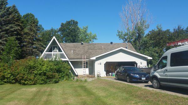 This roof had several wind compromised shingles, on all slopes that Clear Point Construction was able to assist with getting ...