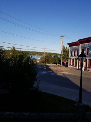 The view from the patio