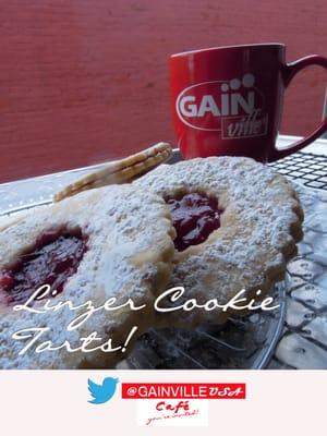 Linzer Cookie Tarts at GainVille on 17 Ames