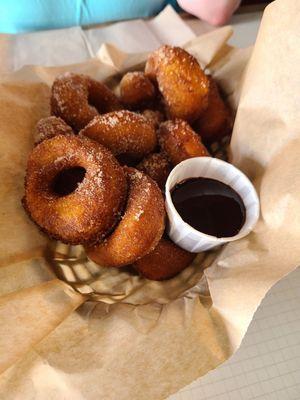 Mini doughnuts. Amazing