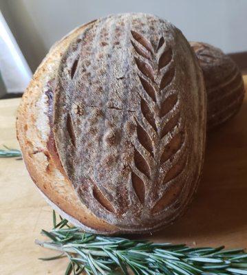 Rosemary Black Pepper Sourdough