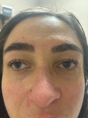 I did lash lift