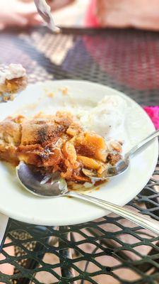 Peach cobbler