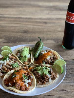 Mexican Coke & tacos are the best combo