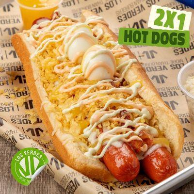 Don't miss our 2x1 on Hot Dogs today!  (Available for Dine-in only at Los Verdes Weston).