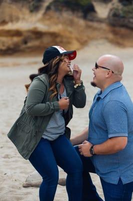 Surprise Engagement, Baker Beach