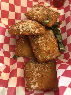 Fried ravioli