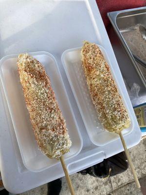 Elotes ready to go !! Come & get yours