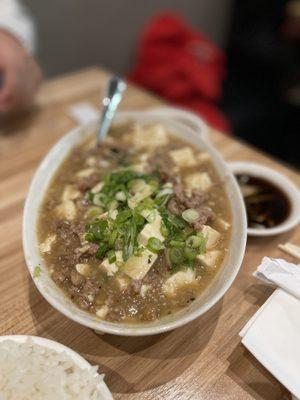 Mapo Tofu with pork